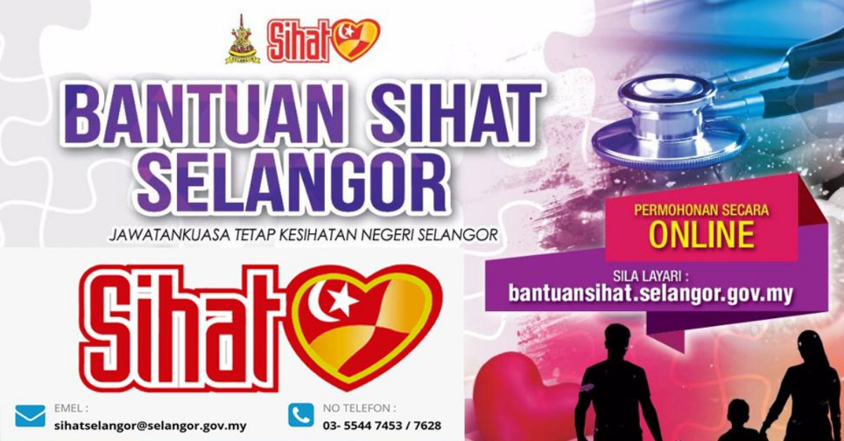 Permohonan Bantuan Sihat Selangor Secara Online Sehingga 30 September 2020