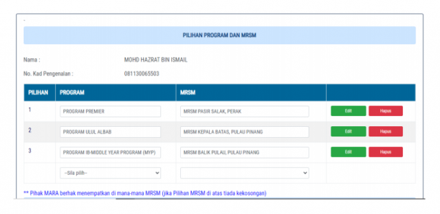 panduan permohonan mrsm